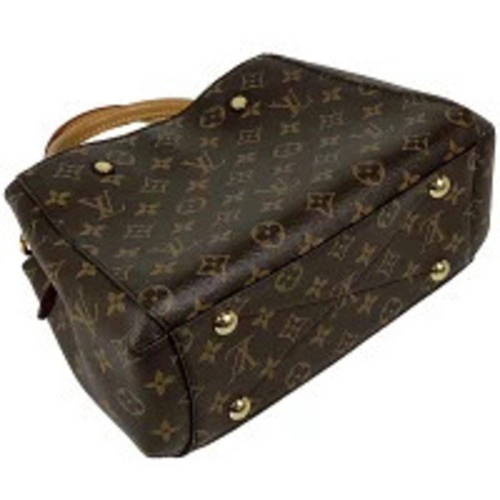 Louis Vuitton Shoulder Handbag 2way Brown Montaigne Monogram Bag Brown